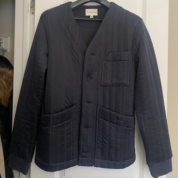 Club Monaco Navy Quilted Liner Jacket - S - Picture 2 of 4